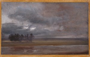 The Elbe in Rain